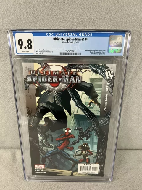 Ultimate Spider-Man #104 CGC 9.8 White Pages Clone Saga Part 8