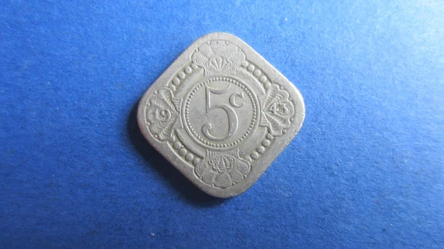 Pays-Bas 5 Cent 1943 Wilhelmina Philadelphia En Ttb