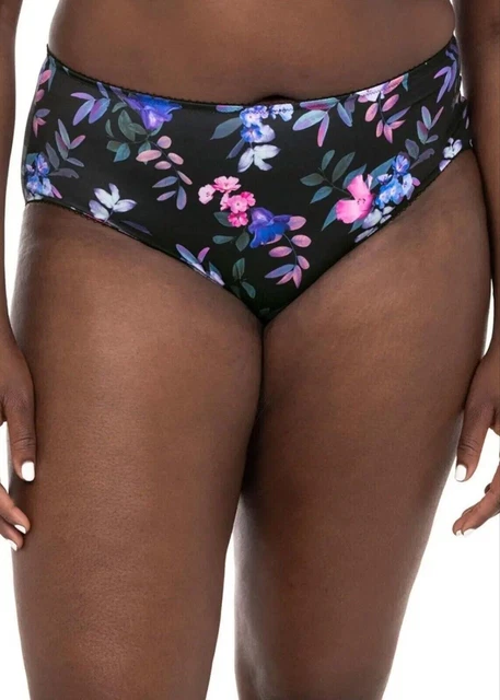 Goddess Kayla Brief Paradise Black Size 3XL 20 22 Full Coverage Knickers 6168