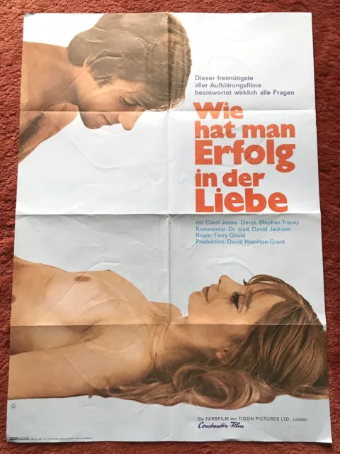 Wie hat man Erfolg in der Liebe Kinoplakat Poster A1, Erotik