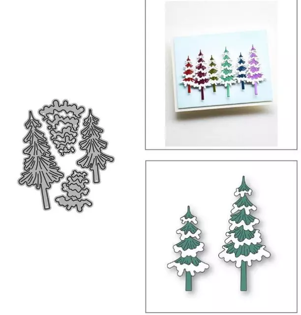 Pine Tree Metal Cutting Dies Scrapbook Album Paper Card Decoration Crafts DIY