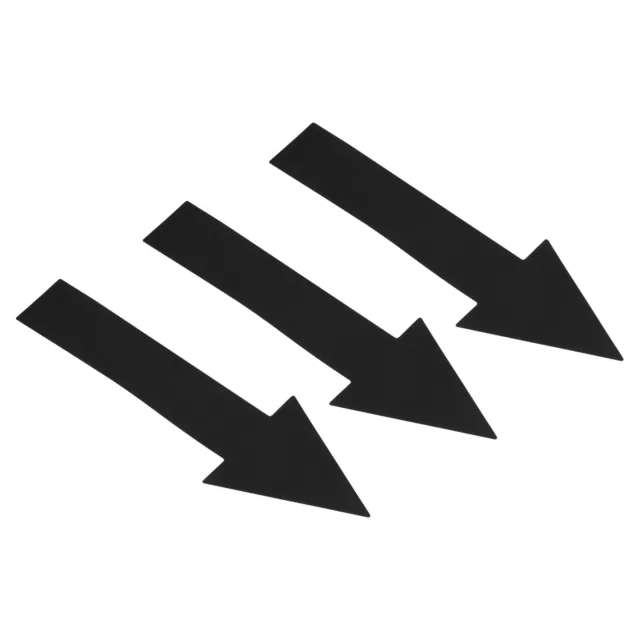 10Set / 30Pieces 8x2" Arrow Sticker Directional Arrow Sign Floor Decal Black