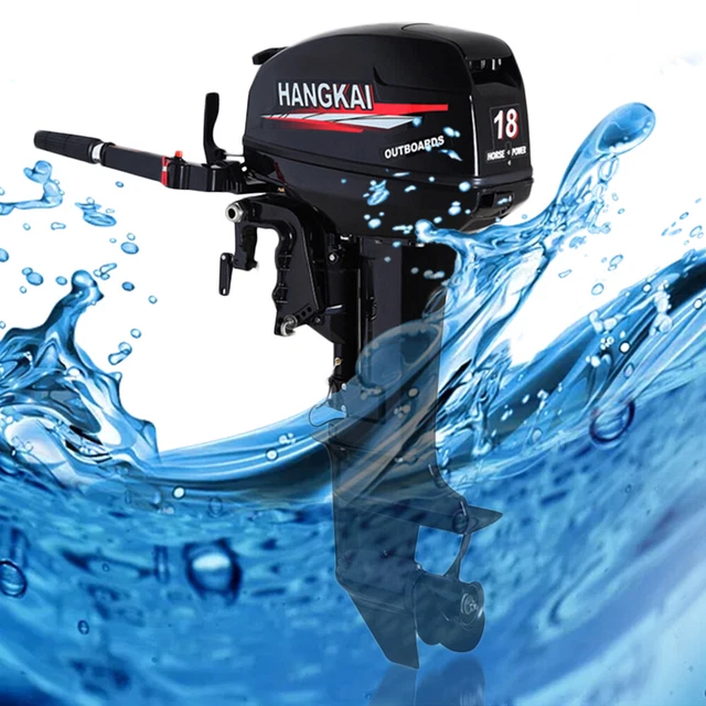 18-HP 2 Stroke Heavy Duty Outboard Motor 246CC Boat Engine &Water Cooling System