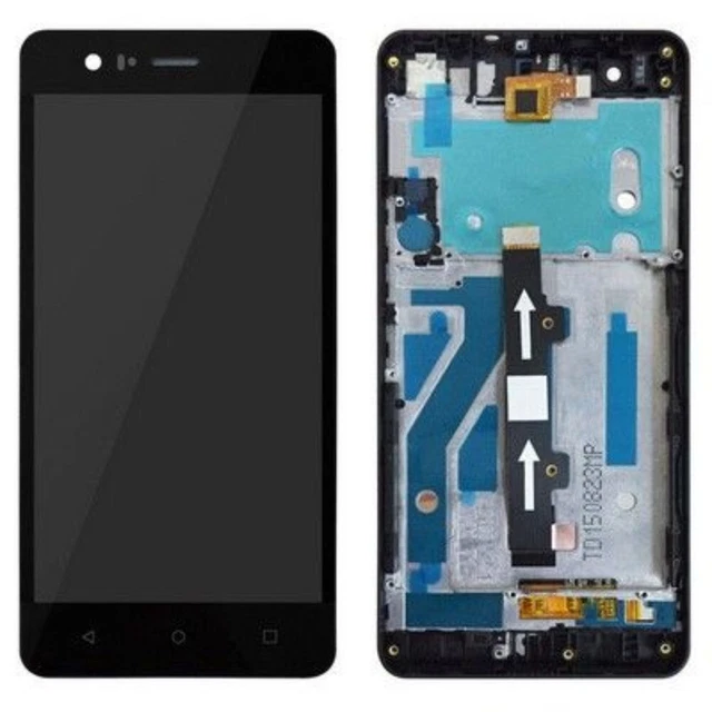 Ecran BQ Aquaris M5 Noir Avec Châssis
