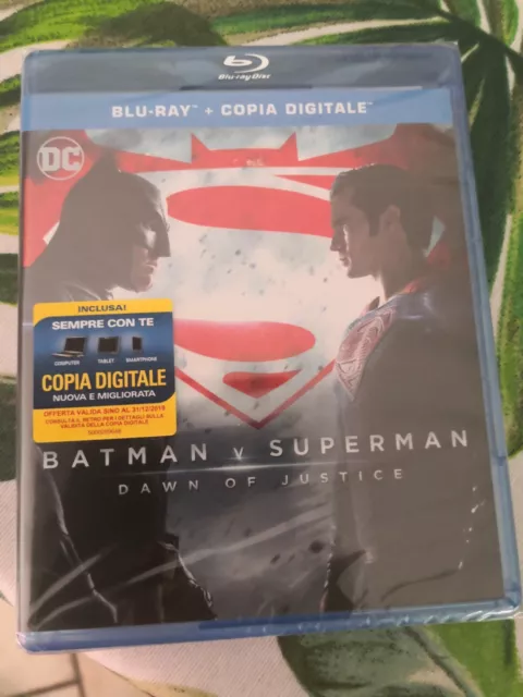 Batman V Superman Dawn Of Justice Blu Ray Italiano Nuovo