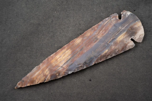 5.5" Flint Spearhead AMAZING COLOR USA Spear Point Knife Blade Arrowhead 583 5.5" Flint Spearhead AMAZING COLOR USA Spear Point Knife Blade Arrowhead 583