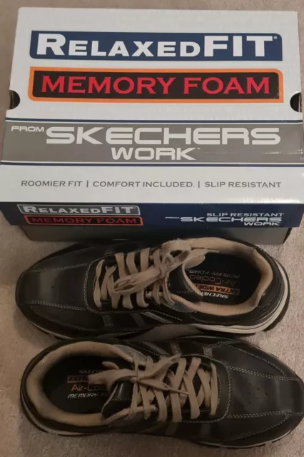 Skechers air cooled memory foam best sale wide fit