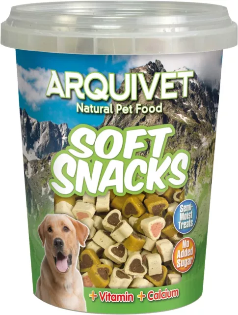 Arquivet Snack Naturales Entrenamiento perro 300 gr pollo,cordero,arroz,salmón