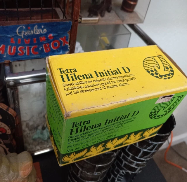 Vintage Old Antique Aquarium Fish Tank Tetra Brand Plant Food Care Box