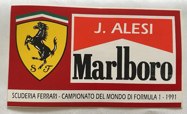 12 Adesivi Malboro Campioni Del Mondo Scuderia Ferrari Anni