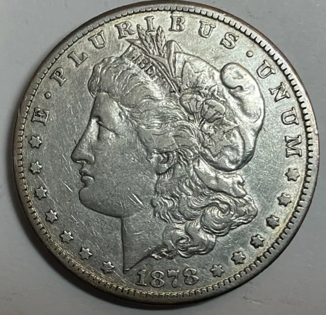 1878-CC Morgan Silver Dollar -  Carson City Dollar - Nice Coin - No Reserve
