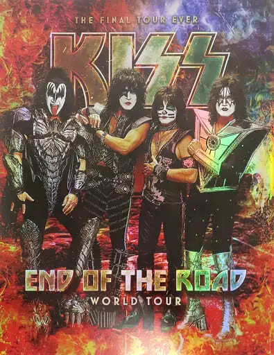 Booklet Tour Book Live Pamphlet Kiss End Of The Road World