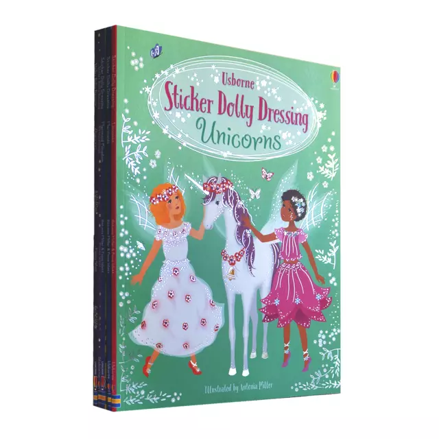 Usborne Sticker Dolly Dressing Series By Fiona Watt 5 Books -Ages 3-8 -Paperback 2