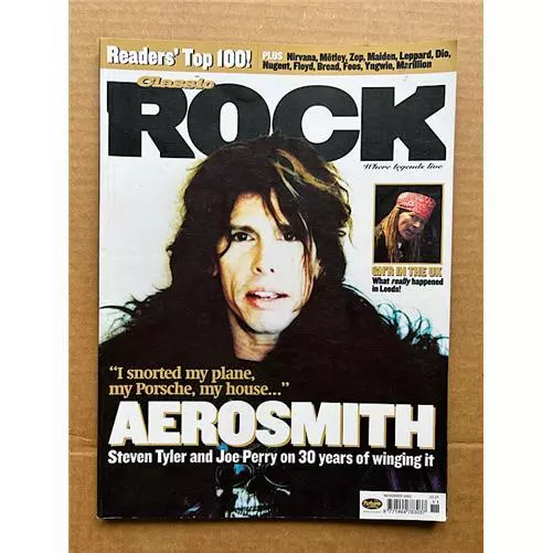 Aerosmith Classic Rock #46 Magazine Nov 2002 - Steve Tyler Colour Cover + Featur