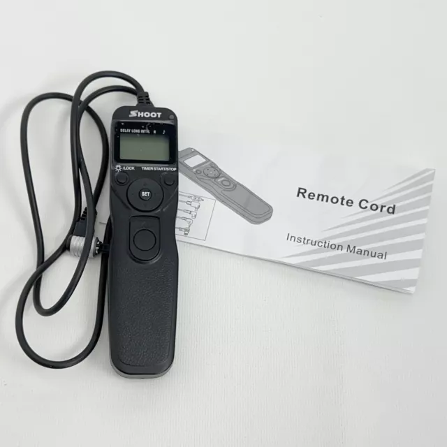 Cable remoto Shoot MC-36B para cámaras digitales negro