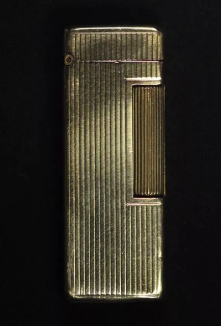 Dunhill 14k Yellow Gold Outer Jacket Petrol Roller Lighter - Free Shipping USA