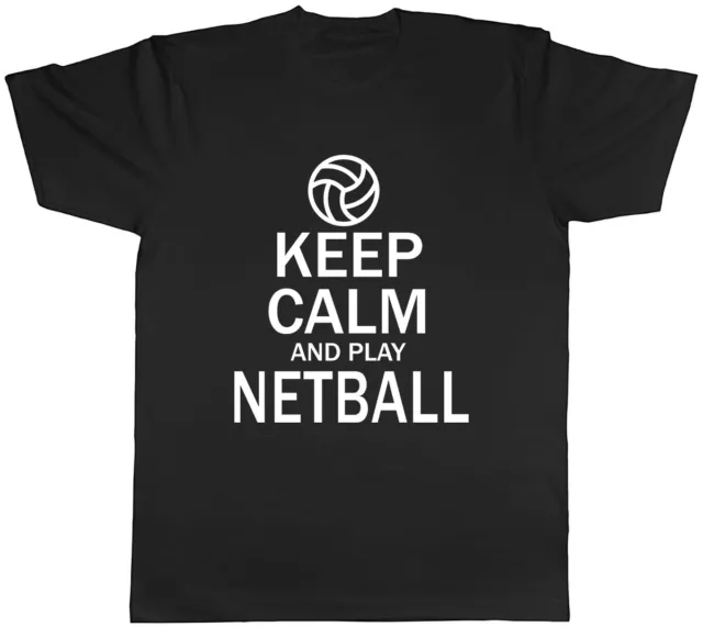 T-shirt unisex da uomo Keep Calm and Play Netball