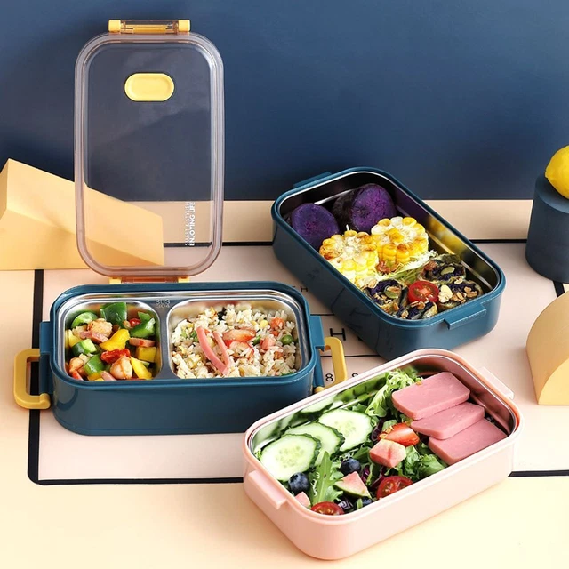 Acier inoxydable Vaisselle Boîte à lunch Conteneur alimentaire Boîte à bento