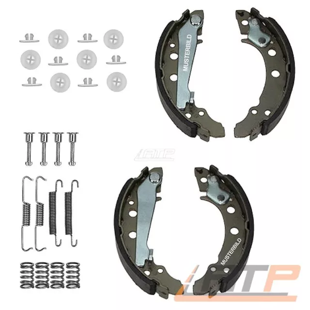 Bremsbacken Mit Zubehör + Gleitscheiben Hinten Für Skoda Fabia 1 6Y Bj 99-07