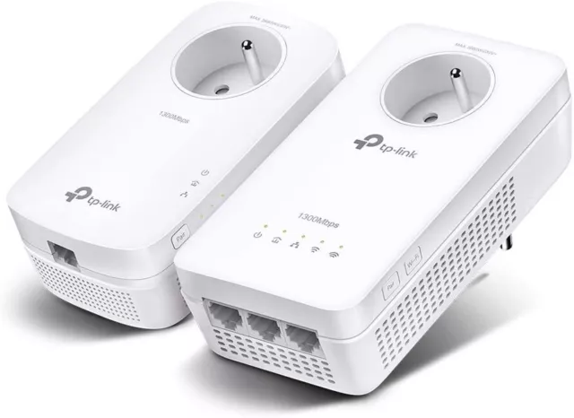 TP-LINK AV1300 Gigabit Passthrough Powerline AC Wifi-kit