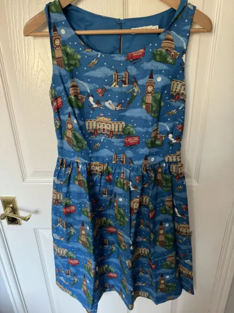 DISNEY X CATH Kidston Peter Pan Dress Size 10 RARE 40.00