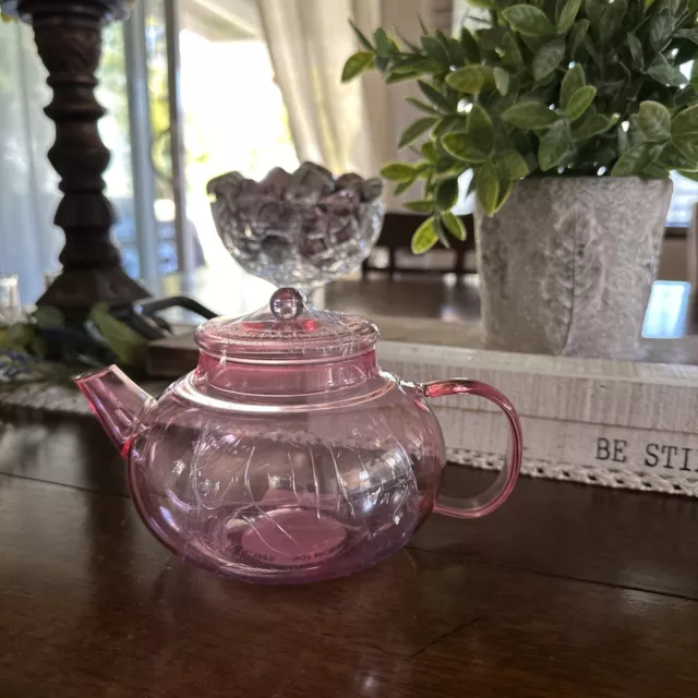 NEW TARGET BULLSEYE Playground Valentines Day 2024 Tea Party Pink Glass
