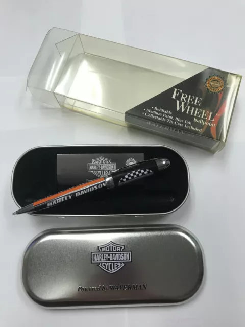 Harley Davidson Waterman, Free Wheel Checkered Flag Ballpoint Pen