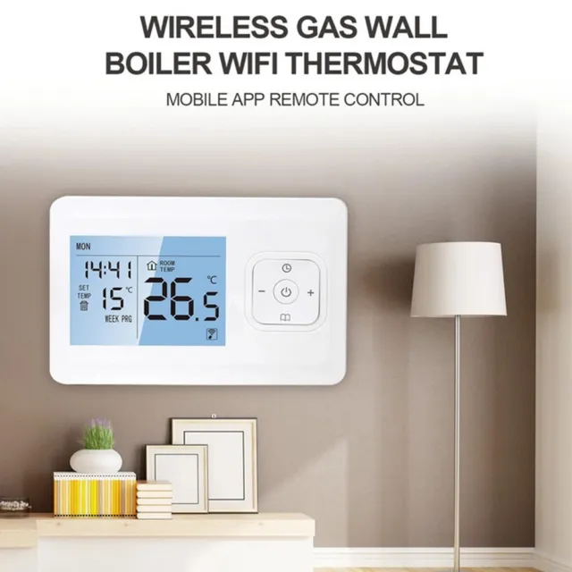 Thermostat de pièce programmable application de contrôle sans fil contrôlée