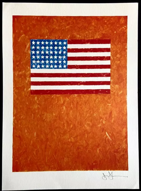 Jasper Johns Lithographie [Robert Rauschenberg Frank Stella.jackson Pollock]