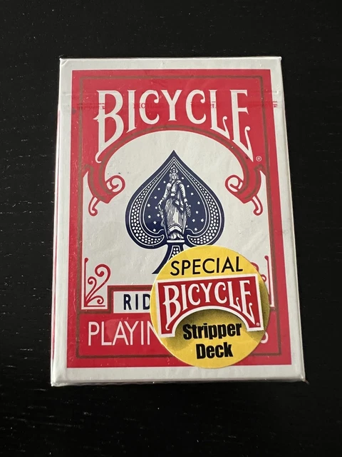 BICYCLE RIDER BACK Stripper Deck White Seal Cincinnati Ohio USPCC Playing Cards EUR 15,00 - FR