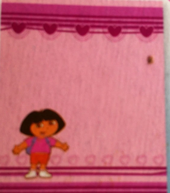 Dora Rug DORA THE EXPLORER Polar Fleece Throw Rug Appliqued & Embroidered ...