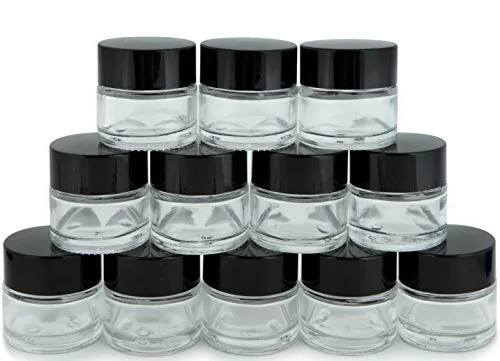 72 Pack Bulk Candle Glass Jars-7OZ Clear Empty Candle Jars with Bamboo Lids