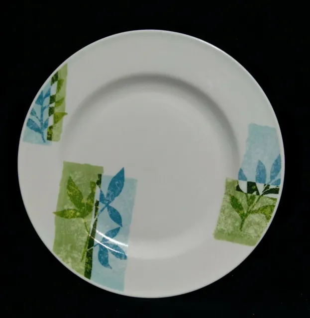 Royal Norfolk Dinner Plate(s) Leaves on Blue & Green Panels 10.5"D  NWT