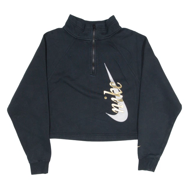 NIKE CROP RETRO Terry Towelling Track Jacket in purple 17.00 PicClick UK