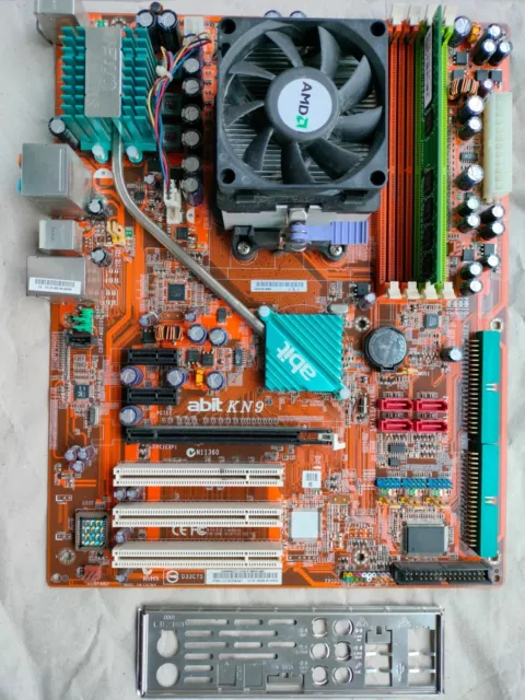 Scheda Madre Abit KN9 Socket AM2 CPU AMD Athlon 64 X2 4200+ 2.2 GHz x2 RAM DDR2