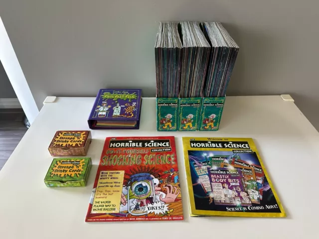 The Horrible Science Collection Issues 1-80, Foul Facts File, Card Collection