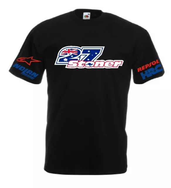 t-shirt Stoner 27 MotoGP Casey IDEA REGALO maglietta anche per bambini 5 colori