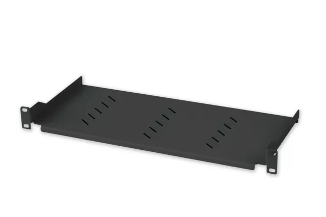 Techly Professional Mensola per Rack 19'' 150 mm 1U Nero 2 punti