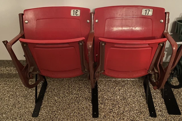 St. Louis Cardinals Game Used Busch Stadium Seats #16/#17 MLB HOLO Albert Pujols