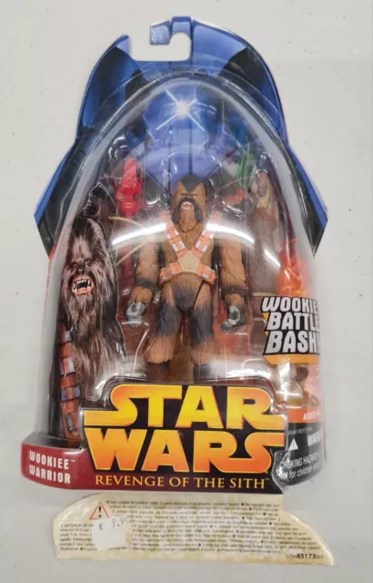 NEU! Star Wars Revenge of the Sith Nr. 43 Wookie Warrior Battle Bash Actionfigur