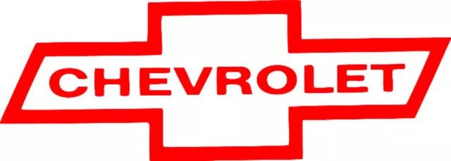 FULL CHEVY BOWTIE Emblem Vinyl Decal for Chevrolet Logo Sticker Truc ...