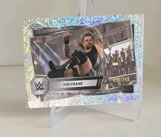 WOLFGANG /249 SPECKLE Refractor 2025 Topps WWE Chrome £3.50 PicClick UK