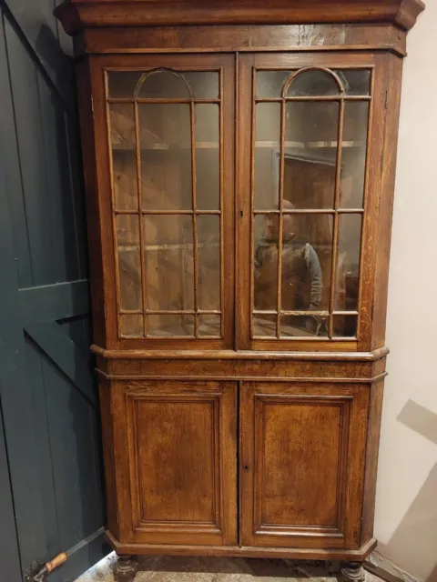 antique corner cabinet