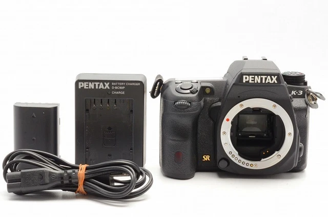 "Mint" Pentax K-3 24.3MP Digital SLR Camera DSLR Black Body From Japan 574B
