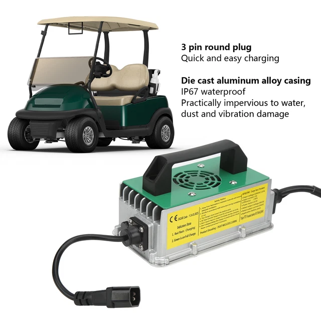 Batteria auto 48V 15A IP67 impermeabile spina rotonda 3 pin per DS