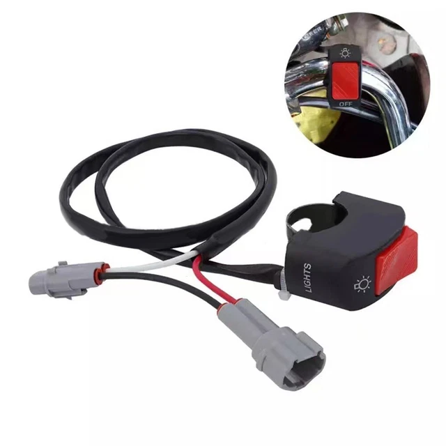 Pour Sur-Ron Surron Lightbee X Segway X260 phare marche/arrêt commutateur plug
