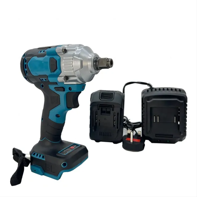 18V Cordless Impact Wrench For Makita Brushless 1/2'' Li-ion Driver With Battery