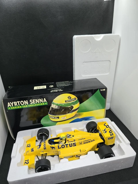 1987 AYRTON SENNA Racing Car Collection Lotus Honda 99T 1:18 Minichamps