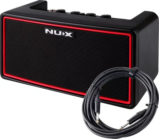 NUX Mighty Air Kompakt Gitarrenverstärker E-Gitarre Bluetooth Stereo Kabel Set