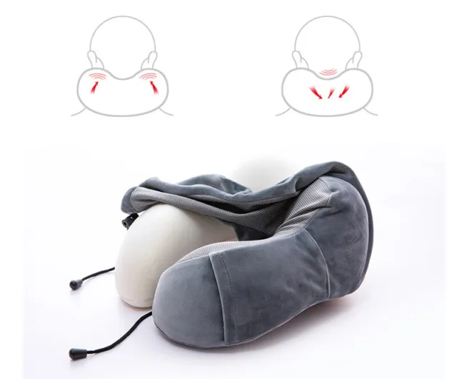 U Shaped Memory Foam Travel Pillow Neck Support Head Rest Car Plane Soft Cushion 4